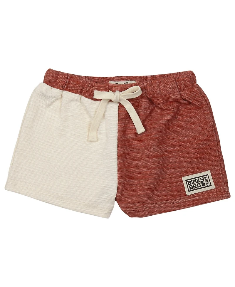 BinkyBro Baby Boys Bodee Solid Navy Shorts Polyester/Viscose