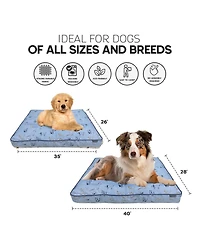 Paws and Decor Taupe Plaid Dog Bed, Plush & Durable Pet Bed for Dogs