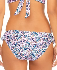 Raisins Juniors' Ruffle-Trimmed Bikini Bottoms