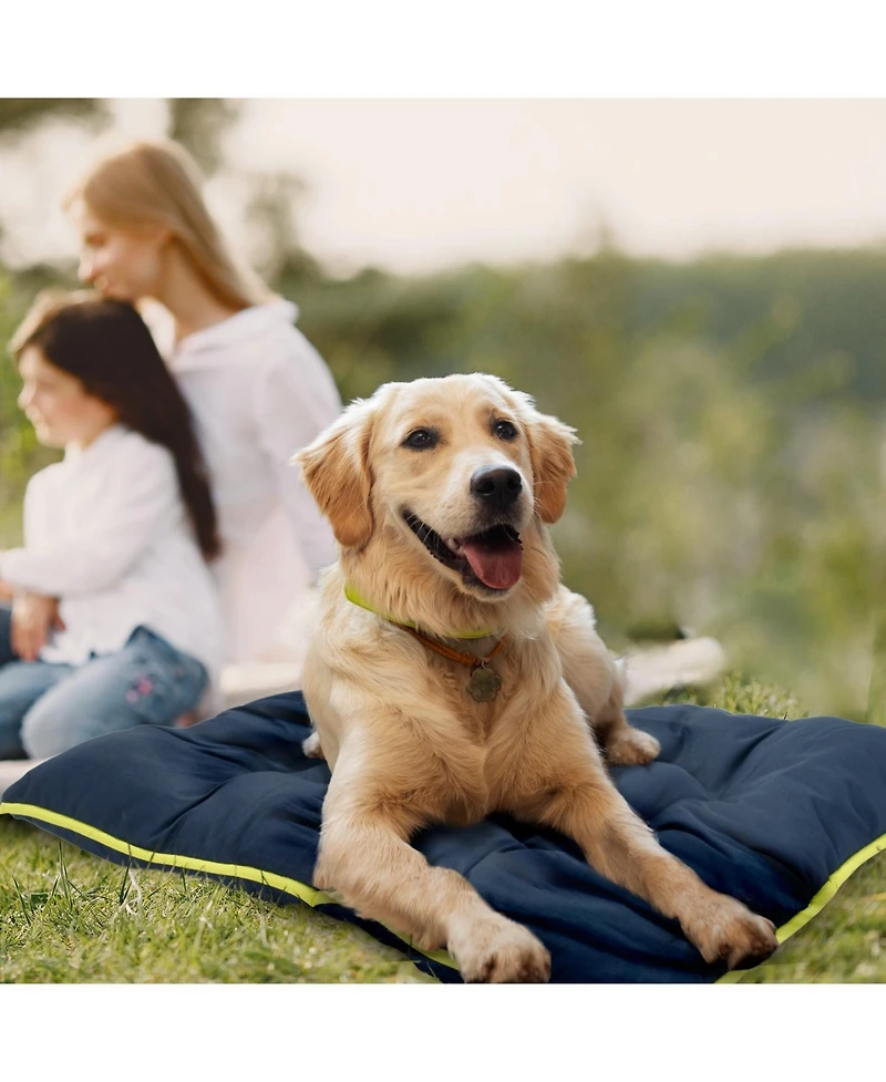Co-Pilot Waterproof Dog Bed, Chew Proof Pet Bed, Durable Outdoor Mat for Dogs, Heavy Duty, Ideal for Travel