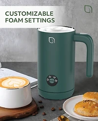 Willow Kitchen 4-in-1 Electric Milk Frother and Steamer -Barista Quality Froth Steam - Hot Cold Foam Options