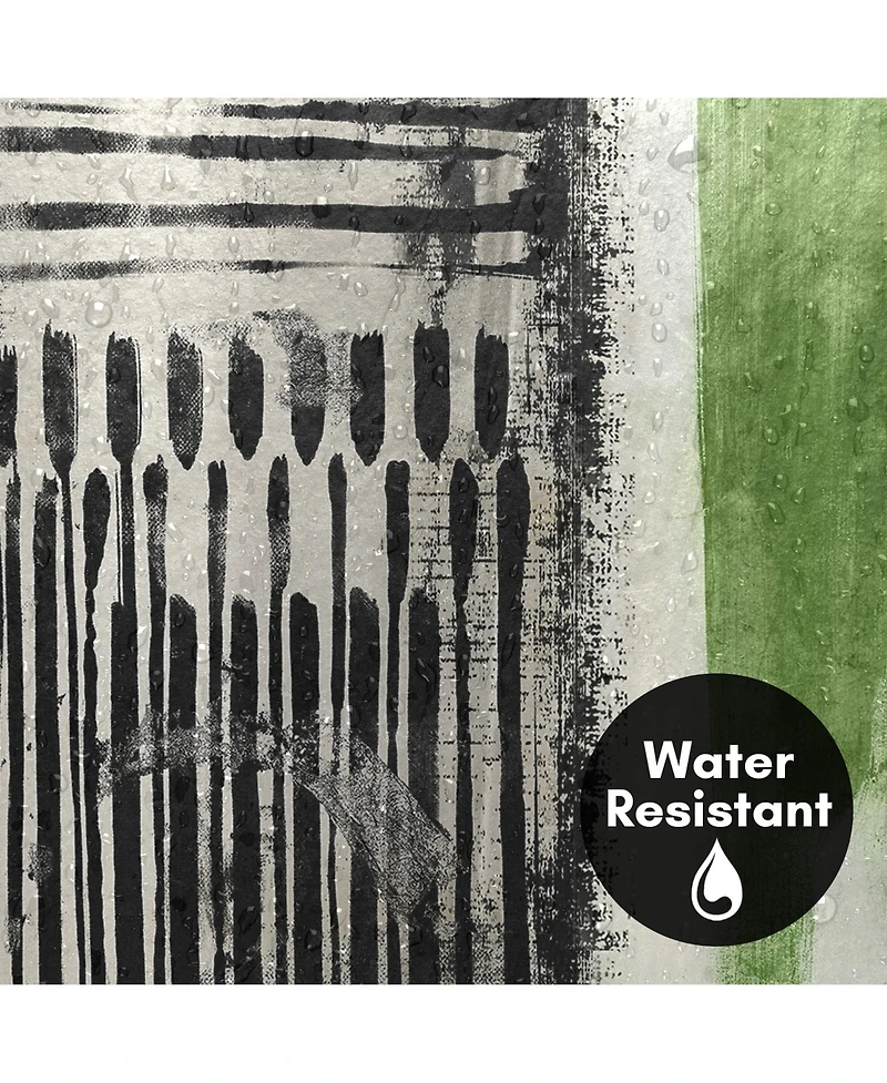 Abstract Shower Curtain No Borders Shower Curtain by Pi Creative Art