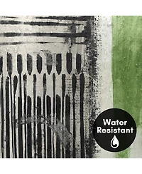 Abstract Shower Curtain No Borders Shower Curtain by Pi Creative Art