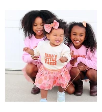 Sweet Wink Baby Girls Mama's Turkey Thanksgiving Long Sleeve Romper
