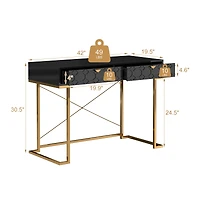 Boyel Living Functional Writing Desk with Ample Storage and Modern Design