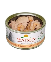 Almo Nature Hqs Natural Cat 24pk (2.47oz): Tuna & Shrimp In Broth