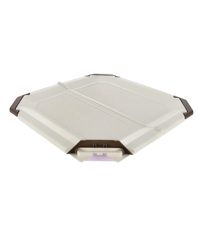 Richell Paw Trax Mesh Potty Holder - Brown