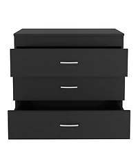 Zurich Dresser 29"H, Three Drawers , Metal Hardware, Superior Top