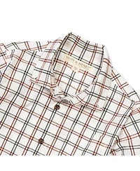 Hope & Henry Baby Boys Stretch Poplin Long Sleeve Button Down Shirt