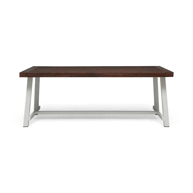Streamdale Acacia & Metal Outdoor Dining Table for 8
