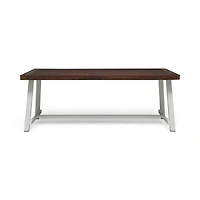 Streamdale Acacia & Metal Outdoor Dining Table for 8