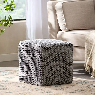Streamdale Furniture Knitted Foot Stool
