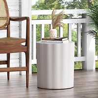 Streamdale Versatile Concrete End Table Indoor/Outdoor, Lightweight, No Assembly