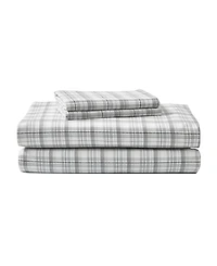 Eddie Bauer Printed Cotton Flannel 3-Pc. Sheet Set, Twin
