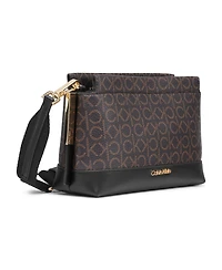 Calvin Klein Bianca Signature Adjustable Crossbody Bag
