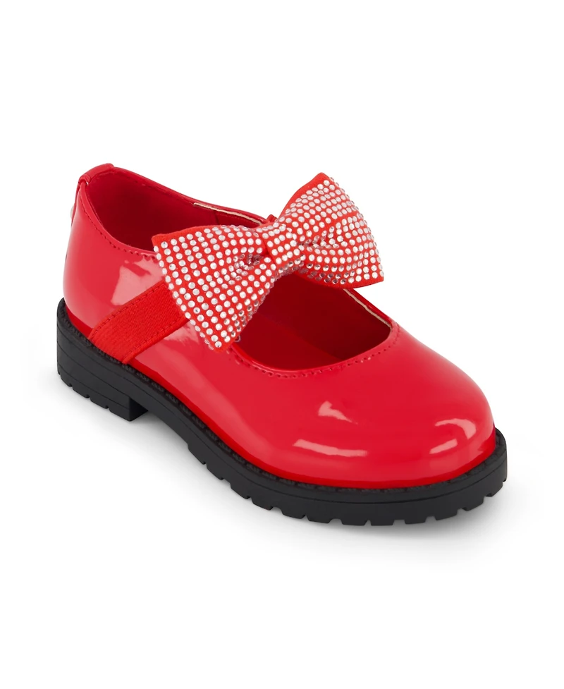 Jessica Simpson Toddler Girls Aubrey Bow Slip on Shoe