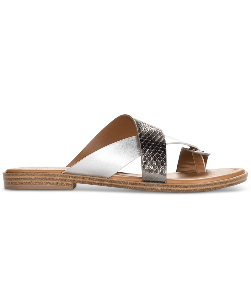 Style & Co Women's Satinne Toe-Ring Thong Sandals, Created for Macy's