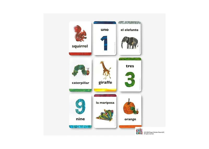Barnes & Noble The World of Eric Carle Bilingual Flashcards: 50 Cards in English and Spanish by Eric Carle
