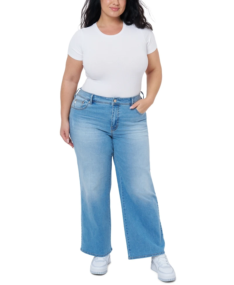 Seven7 Plus Loose Sneaker High Rise Jeans