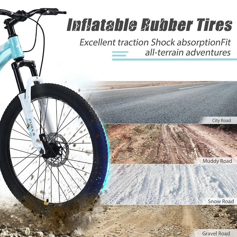 Streamdale Mountain Bike for Kids, 24'' Mtb, Ages 9-12