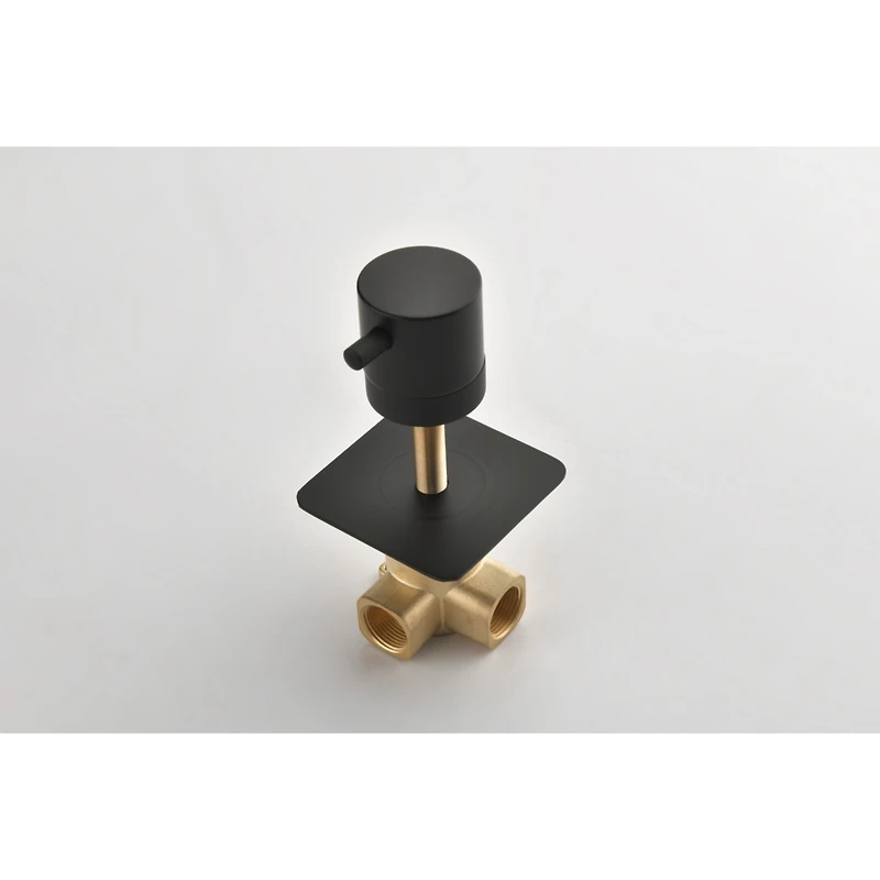 3/4" Cast Metal Volume Control Valve -2Piece Extra High Flow Master Shower Volume Control Adjustable brass handle valve body