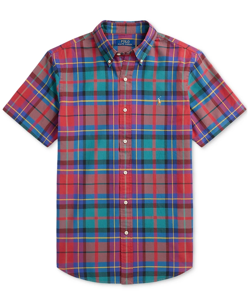Polo Ralph Lauren Men's Classic-Fit Plaid Oxford Shirt