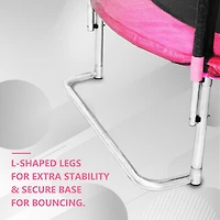 Streamdale 8FT Trampoline Outer Net-Pink and black