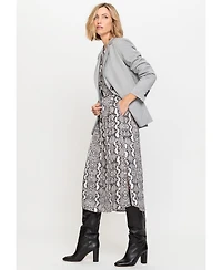 Olsen Women's Snake Print Midi Tunic Dress