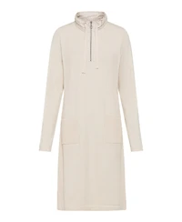 Olsen Women's Viscose Blend 1/4 Zip Sweater Dress