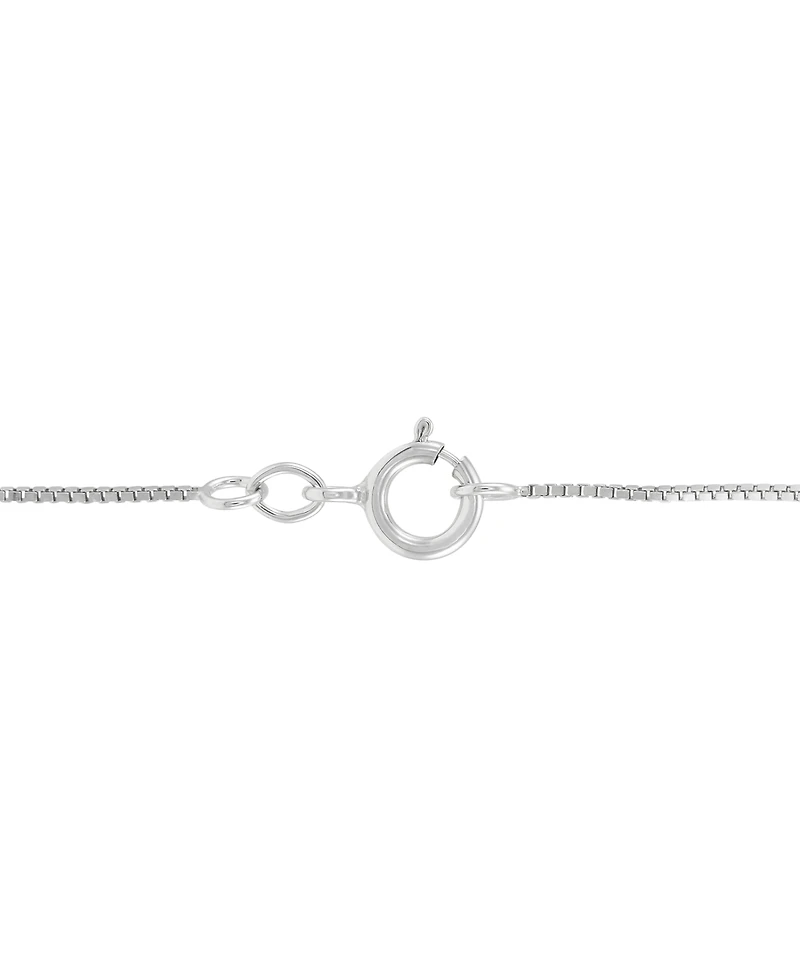 Grown With Love Certified Lab Grown Princess Solitaire 18" Pendant Necklace (1 ct. t.w.) in 14k White Gold