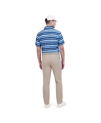 Ben Sherman Men's Sport Multi Stripe Tech Jersey Sports Fit Polo Shirt