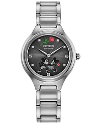 Citizen Eco-Drive Women's Disney Mickey Mouse Friends Stainless Steel Bracelet Watch 29mm