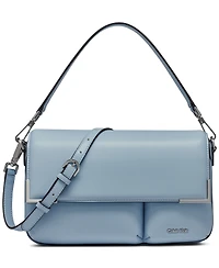 Calvin Klein Mica Flap Convertible Shoulder Bag