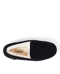 Fireside By Dearfoams Women's Mel Genuine Shearling Moccasin Slipper