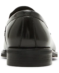 Steve Madden Men's Gray Tassel Leather Loafer