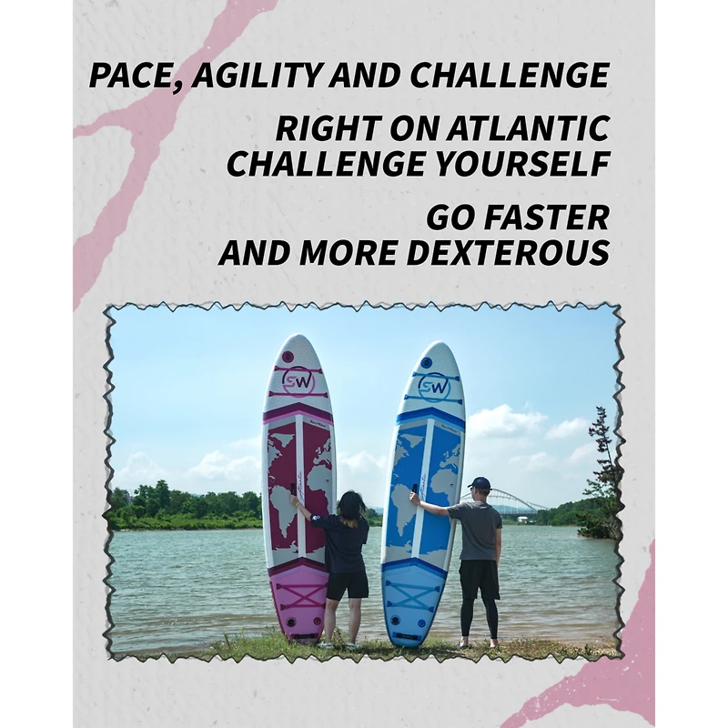 Streamdale Inflatable Stand Up Paddle Board 11'x34" x6" With Accessories
