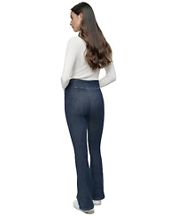 Dkny Jeans Petite High-Rise Pull-On Flare