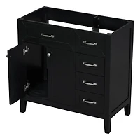 Streamdale 36" Black Vanity Cabinet Base Only