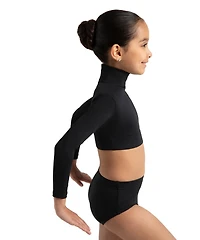 Capezio Girls Turtleneck Long Sleeve Top
