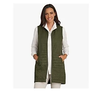 Stella Carakasi Women's Two-Way Zip Lightly Padded Water-Repellent On The Go Vest