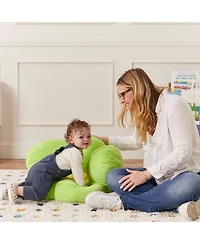 ECR4Kids SoftZone Flower Cozy Cushion, Bright Green