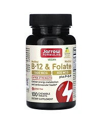 Jarrow Formulas Nutrition Methyl B-12 & Methyl Folate Lemon