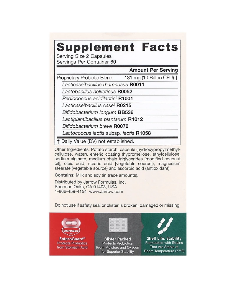 Jarrow Formulas Jarro-Dophilus Eps