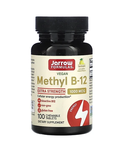Jarrow Formulas Methyl B-12 Lemon 1 000 mcg