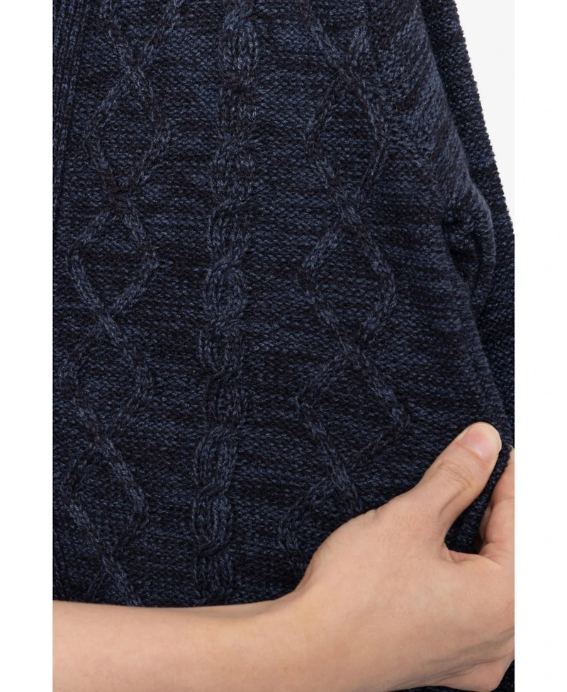Xray Boys Cable Knit Shawl Cardigan