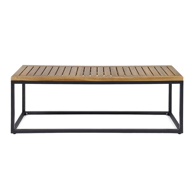 Modern Acacia Wood Bench: Chic And Elegant Outdoor Retreat