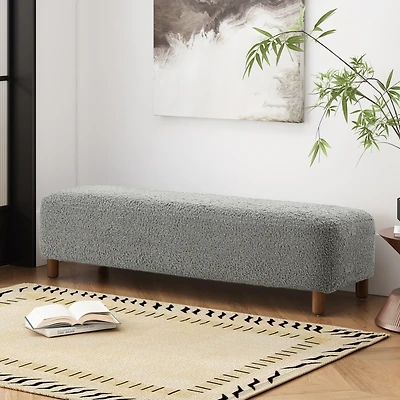 Streamdale Comfortable Ottoman, Grey