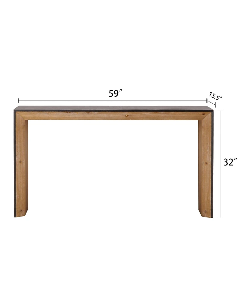 Streamdale Furniture + 1 Pc. + Wooden + Modern Design for Narrow Entryways + Console Table