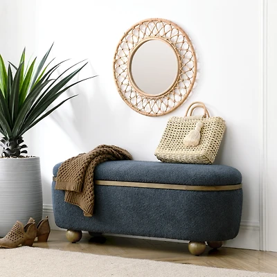 Streamdale Upholstered Storage Ottoman Bench