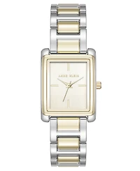 Anne Klein Women's Quartz Contemporary Champagne and Two-Tone Alloy Metal Watch, 24mm